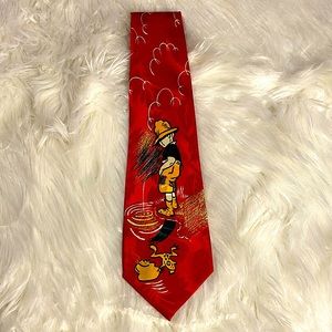 Dimoda italian peacock silk novelty rain puddle little boy red and yellow